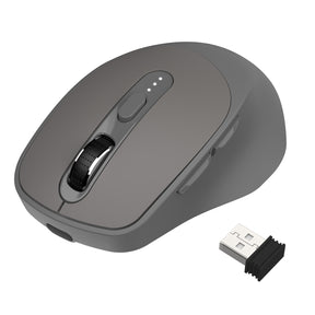 ZIYOU LANG X7 2.4G Wireless Mouse Bluetooth Mice, Dual Mode Office Mice, Battery Indicator, Type-C Rechargeable Gaming Mouse, 5 Adjustable DPI, PixArt 3212, Ultralight Mouse for Windows/Android/Mac