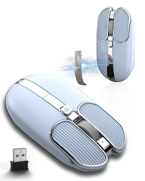 ZIYOU LANG X1 Wireless Rechargable  Mouse , 2.4G Cordless Light Silent Office Mice , 3200 DPI, 8 Programmable Joystick Button